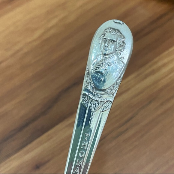 17pcs Vintage WM ROGERS International Silver Silver-plated US. Presidents Spoons - Picture 11 of 12
